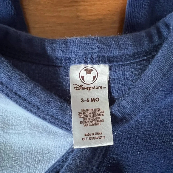 Disney Store Mickey Mouse Jumpsuit |  Size 3-6M - Picture 4 of 4